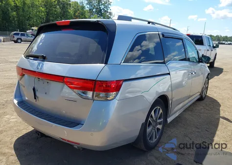 2014 Honda Odyssey Touring/Touring Elite из США, поврежденный, VIN 5FNRL5H90EB086255
